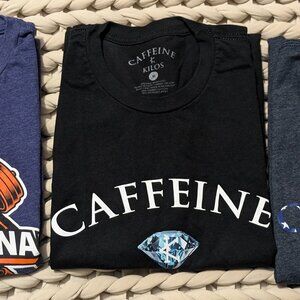 Lot of 3 Caffeine And Kilos Athletic Shirts - Medium - Excellent Used Condition
